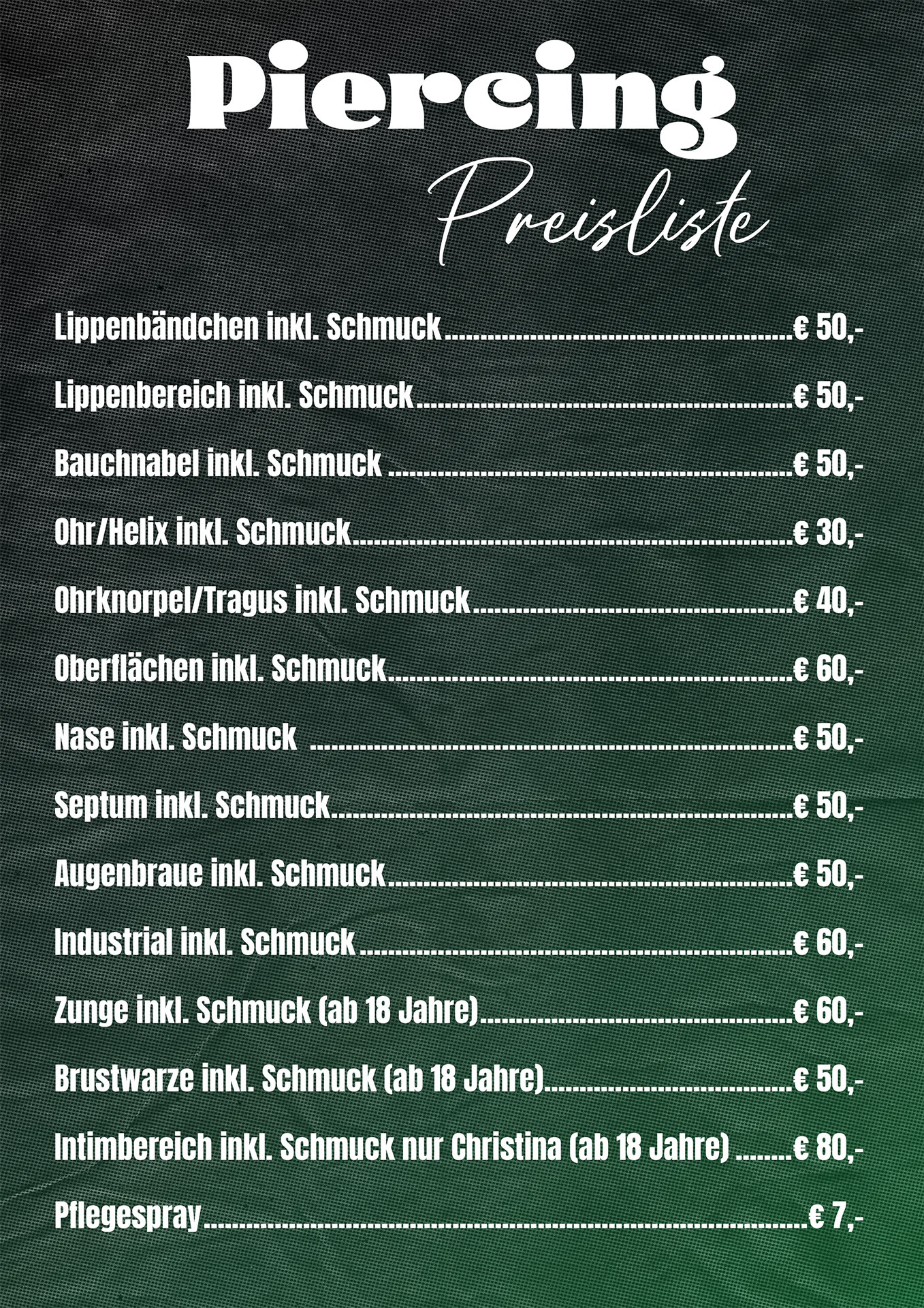 Piercing_Preisliste
